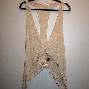 Boho Hippie Vest with Lace details